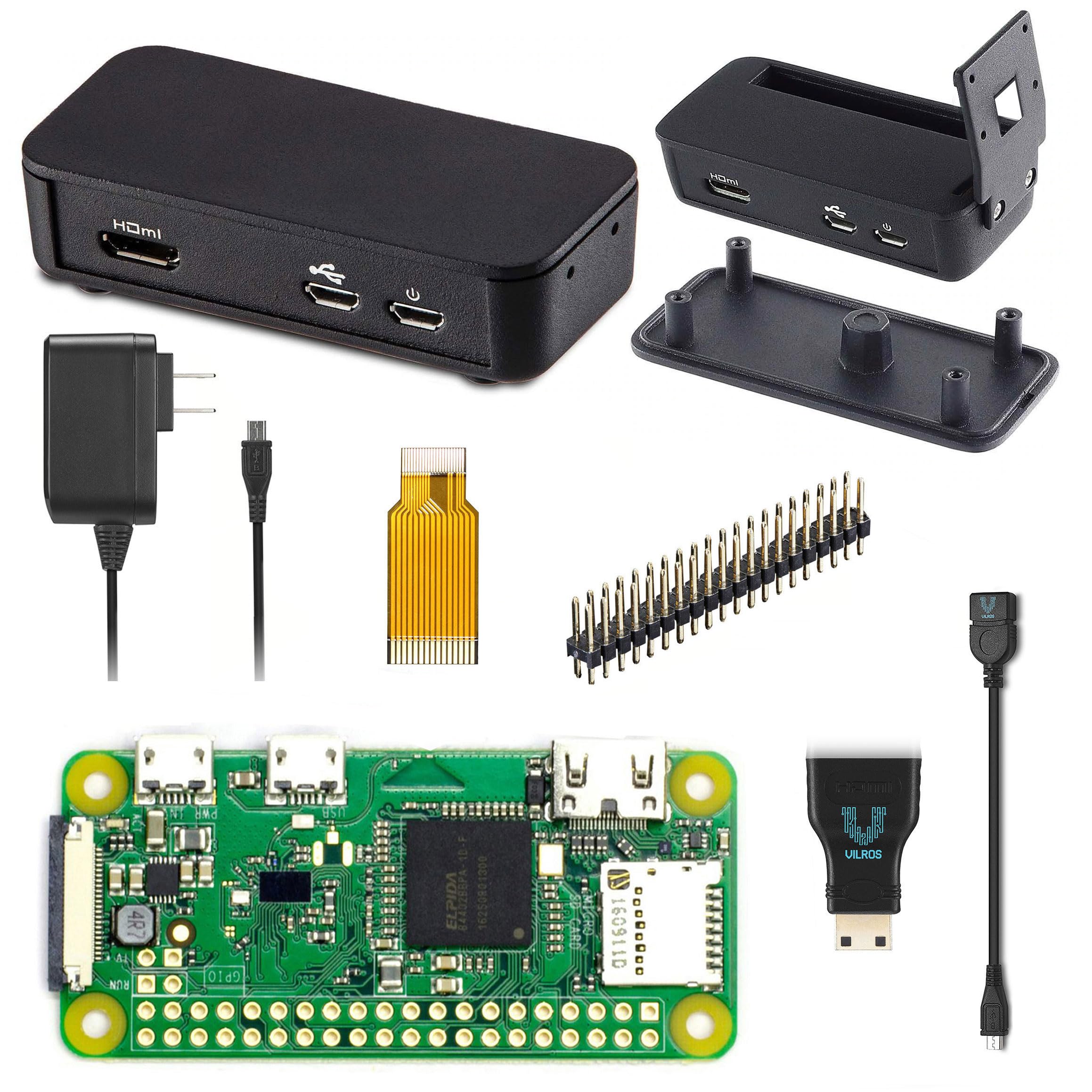 Amazon.com: Raspberry Pi Zero W Basic Starter Kit (Black